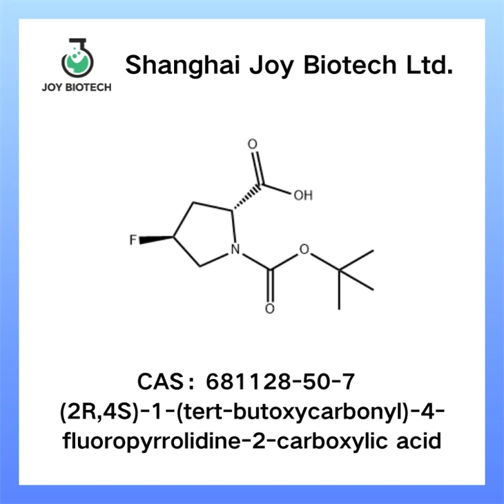 (2R,4S)-1-(tert-butoxycarbonyl)-4-fluorpyrrolidin-2-carboxylsyre CAS NO 681128-50-7